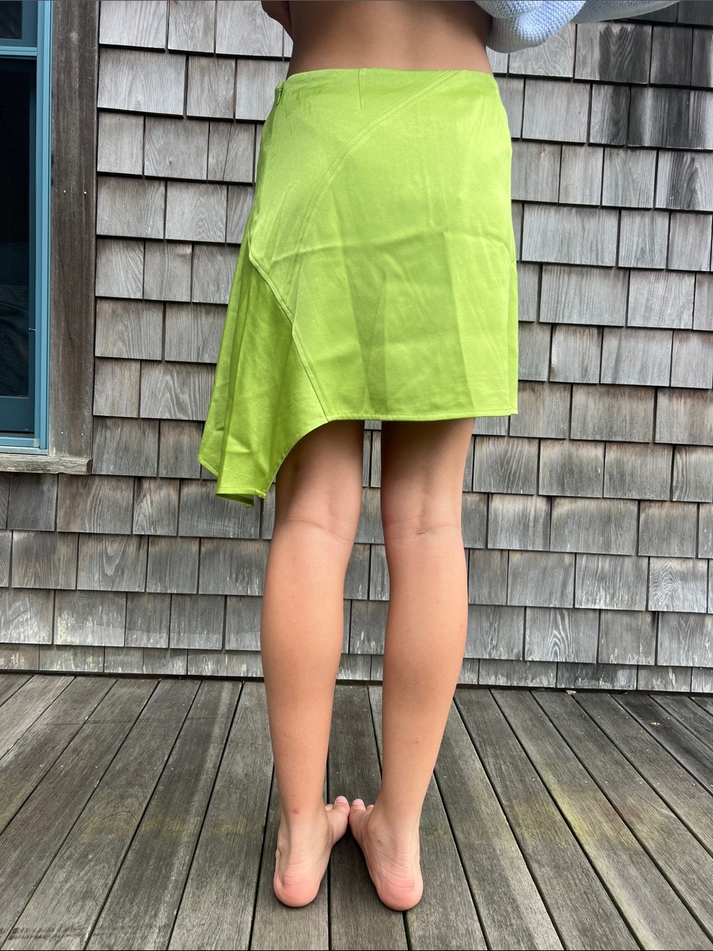 RARE La Ligne Periodot Alina Asymmetrical Satin Skirt - SAMPLE? - Picture 8 of 15
